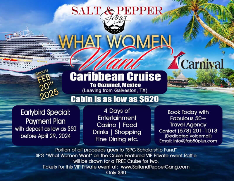 SPG 2025 VIP What Women Want Caribbean Cruise image